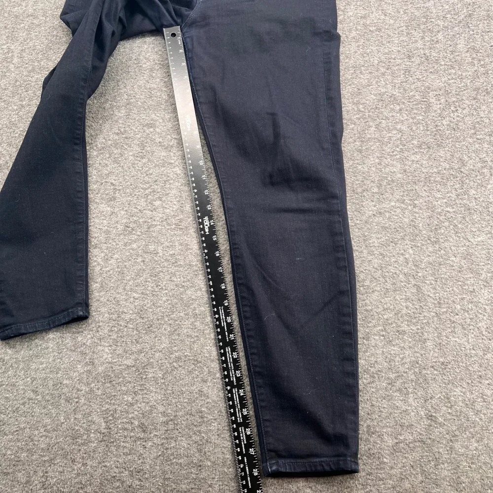 J.Crew Womens 10 High-Rise Toothpick Skinny Jeans Dark Indigo Size 30 Stretch - Picture 13 of 15